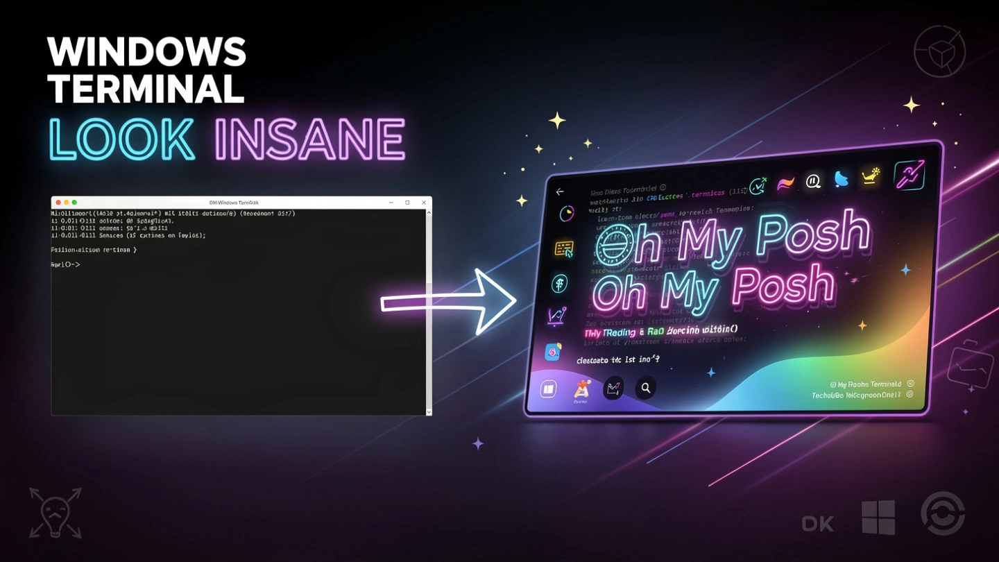 How to Customize Windows Terminal Look Better Themes, Fonts & Oh My Posh Guide (2026 Step-by-Step )