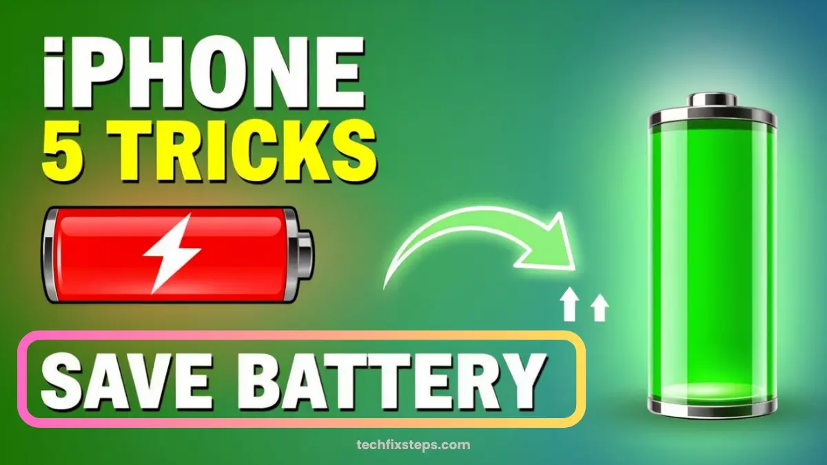 Stop Phone Battery Drain: 5 Easy Tricks That Actually Work